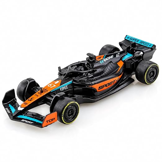 High-Speed Formula 1 Style Die-Cast Racing Car Model (#67)