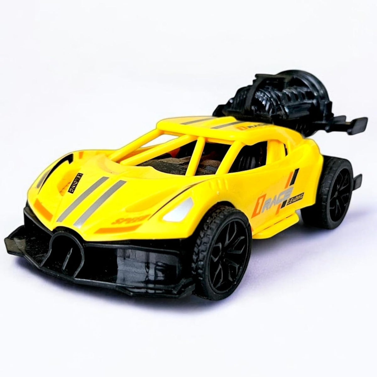 Stylbase Pull Back Car Racing Mist Smoke Car Toy for Kids | Baby Boys & Girls Car for Kids Rubber Tires 15 Cm 3+ Years (Color May Vary)