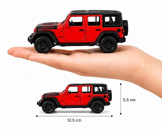 1:32 Die-Cast Jeep Wrangler Rubicon SUV Toy Model with Light &amp; Sound