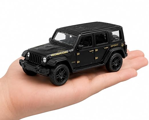 1:32 Die-Cast Jeep Wrangler Rubicon SUV Toy Model with Light &amp; Sound
